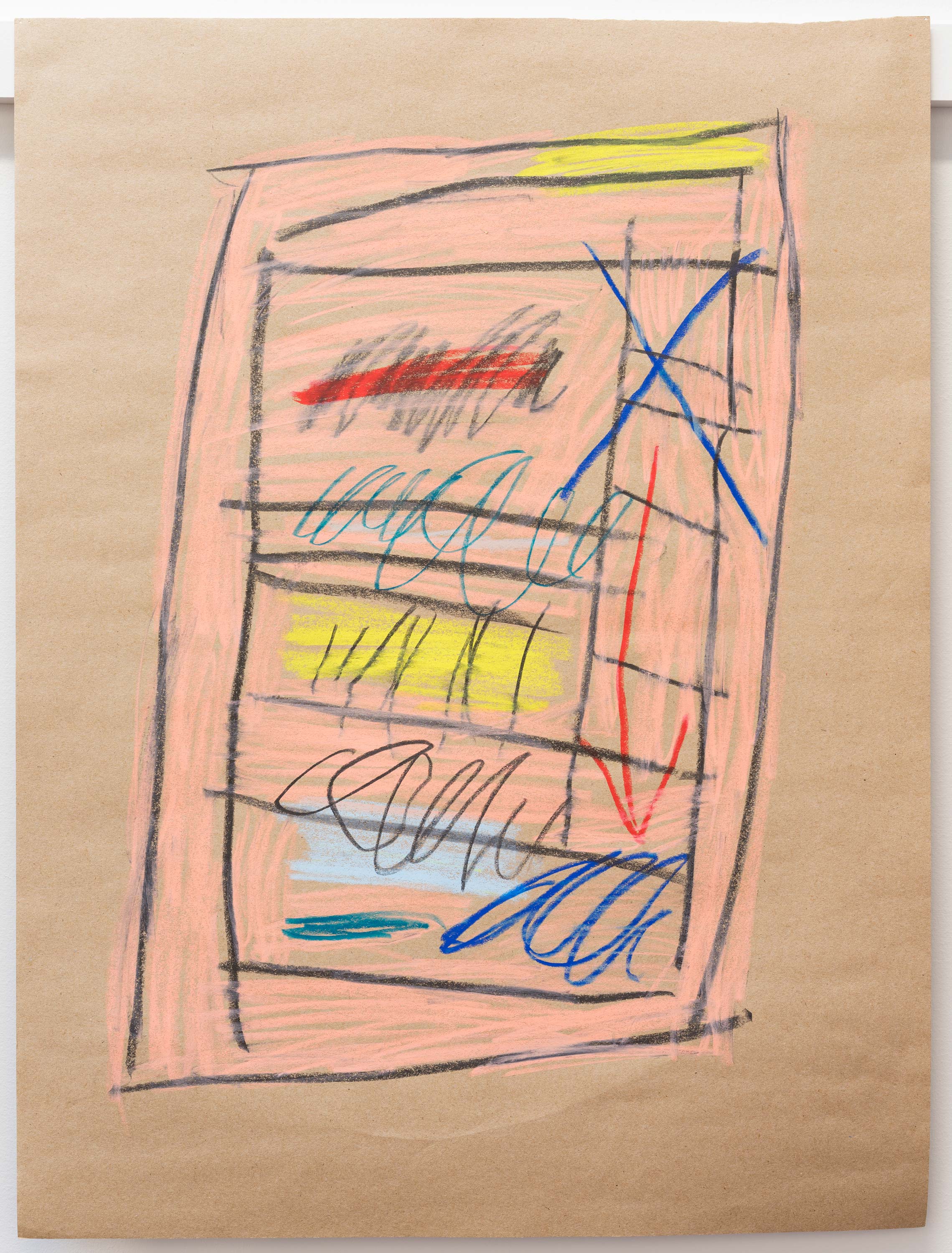 Al Freeman<br>Leaf 15<br>2015<br>Graphite and oil pastel on paper<br>18 x 24 inches (46 x 61 cm)
