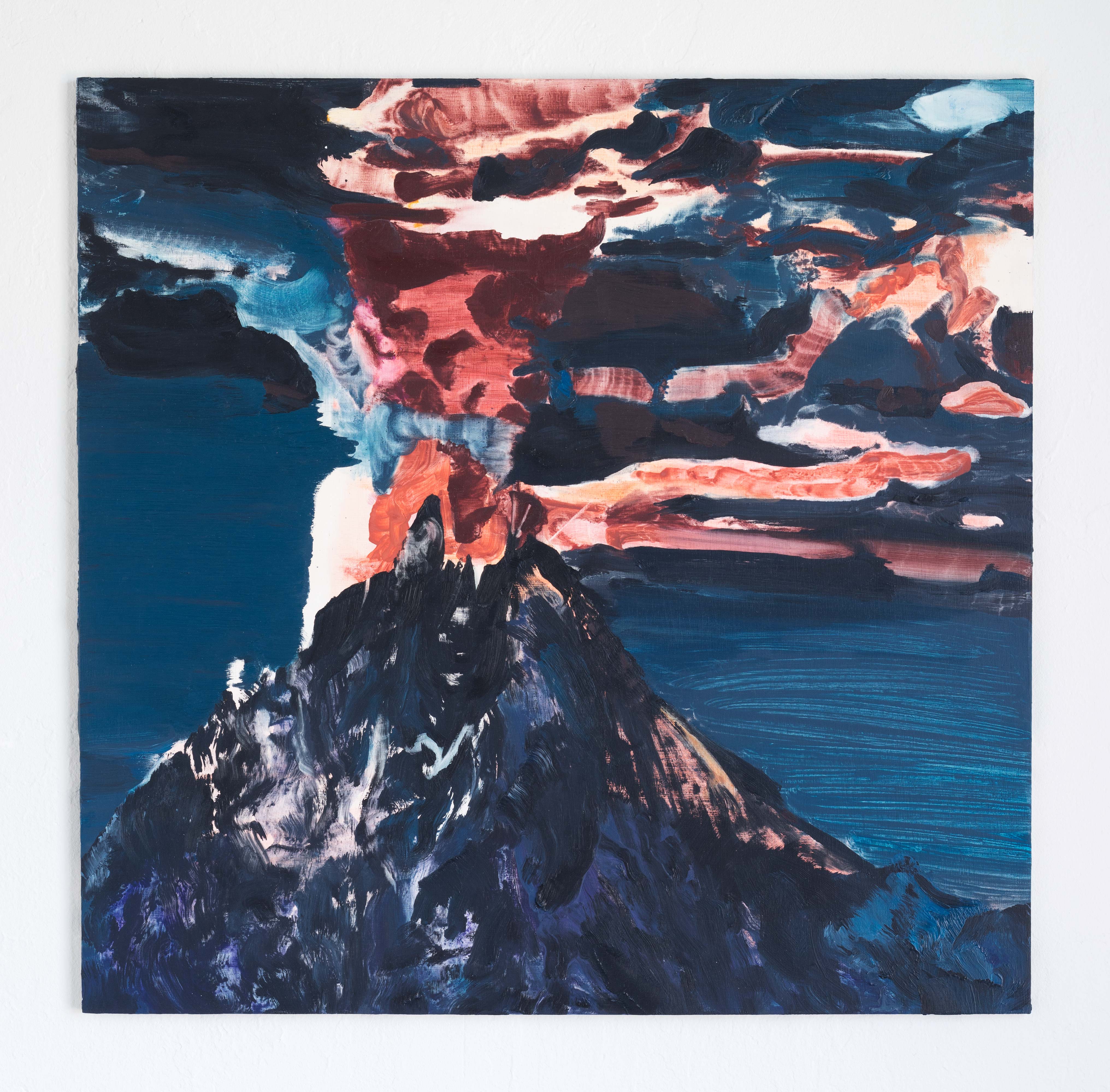 Laura Findlay<br>Magic Mountain<br>2015<br>Oil on Panel<br>24 x 24 in (61 x 61 cm)